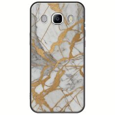 The Marble Collection - Elegance Samsung Galaxy J5(2016) Black TPU (Μαύρη Σιλικόνη)
