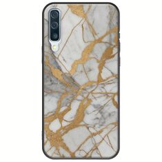 The Marble Collection - Elegance Samsung Galaxy A50 Black TPU (Μαύρη Σιλικόνη)