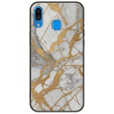 The Marble Collection - Elegance Samsung Galaxy A20e Black TPU (Μαύρη Σιλικόνη)