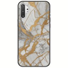 The Marble Collection - Elegance Samsung Galaxy Note 10 Plus Black TPU (Μαύρη Σιλικόνη)