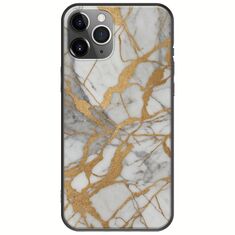 The Marble Collection - Elegance iPhone 11 Pro Max Black TPU (Μαύρη Σιλικόνη)