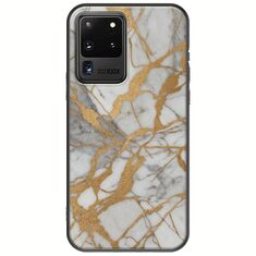 The Marble Collection - Elegance Samsung Galaxy S20 Ultra Black TPU (Μαύρη Σιλικόνη)