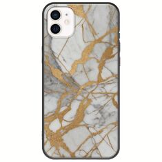 The Marble Collection - Elegance iPhone 12 mini Black TPU (Μαύρη Σιλικόνη)