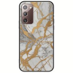 The Marble Collection - Elegance Samsung Galaxy Note 20 Black TPU (Μαύρη Σιλικόνη)