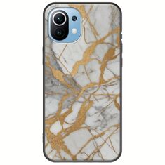 The Marble Collection - Elegance Xiaomi Mi 11 Black TPU (Μαύρη Σιλικόνη)