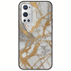 The Marble Collection - Elegance OnePlus 9 Pro Black TPU (Μαύρη Σιλικόνη)