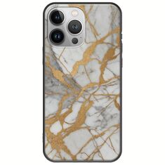 The Marble Collection - Elegance iPhone 13 Pro Max Black TPU (Μαύρη Σιλικόνη)