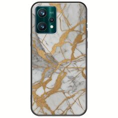 The Marble Collection - Elegance Realme 9 Pro Black TPU (Μαύρη Σιλικόνη)