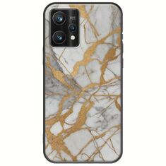 The Marble Collection - Elegance Realme 9 Pro Plus Black TPU (Μαύρη Σιλικόνη)