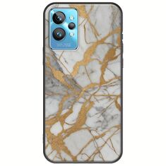 The Marble Collection - Elegance Realme GT2 Pro Black TPU (Μαύρη Σιλικόνη)