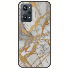 The Marble Collection - Elegance Realme GT 2 5G Black TPU (Μαύρη Σιλικόνη)