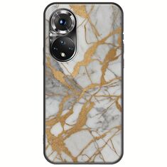 The Marble Collection - Elegance Huawei Nova 9 Black TPU (Μαύρη Σιλικόνη)