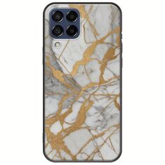 The Marble Collection - Elegance Samsung Galaxy M53 5G Black TPU (Μαύρη Σιλικόνη)