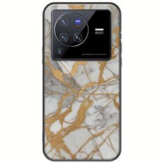The Marble Collection - Elegance Vivo X80 Pro Black TPU (Μαύρη Σιλικόνη)