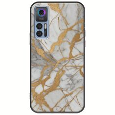 The Marble Collection - Elegance TCL 30 / 30 5G / 30+ Black TPU (Μαύρη Σιλικόνη)
