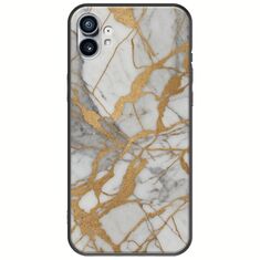 The Marble Collection - Elegance Nothing Phone (1) Black TPU (Μαύρη Σιλικόνη)