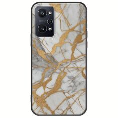 The Marble Collection - Elegance Realme GT Neo 3T Black TPU (Μαύρη Σιλικόνη)