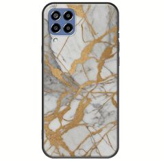 The Marble Collection - Elegance Samsung Galaxy M33 5G Black TPU (Μαύρη Σιλικόνη)