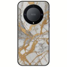 The Marble Collection - Elegance Honor Magic 5 Lite 5G Black TPU (Μαύρη Σιλικόνη)