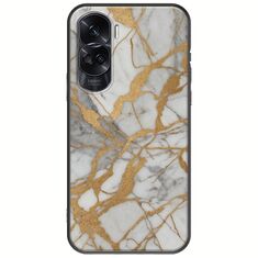 The Marble Collection - Elegance Honor 90 Lite 5G Black TPU (Μαύρη Σιλικόνη)