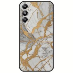 The Marble Collection - Elegance Samsung Galaxy A25 5G Black TPU (Μαύρη Σιλικόνη)