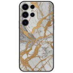 The Marble Collection - Elegance Samsung Galaxy S24 Ultra 5G Black TPU (Μαύρη Σιλικόνη)