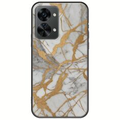 The Marble Collection - Elegance OnePlus Nord 2T 5G Black TPU (Μαύρη Σιλικόνη)
