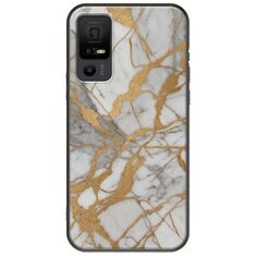 The Marble Collection - Elegance TCL 40 NXTPAPER 5G Black TPU (Μαύρη Σιλικόνη)