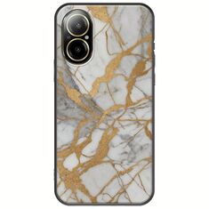The Marble Collection - Elegance Realme C67 4G Black TPU (Μαύρη Σιλικόνη)