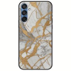 The Marble Collection - Elegance Samsung Galaxy M15 5G Black TPU (Μαύρη Σιλικόνη)