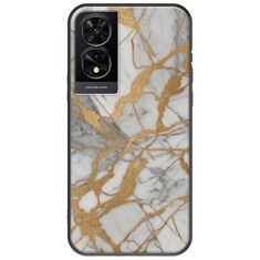 The Marble Collection - Elegance TCL 505 Black TPU (Μαύρη Σιλικόνη)