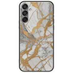 The Marble Collection - Elegance Samsung Galaxy M55 5G Black TPU (Μαύρη Σιλικόνη)