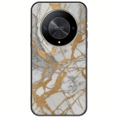 The Marble Collection - Elegance Honor Magic 6 Lite 5G Black TPU (Μαύρη Σιλικόνη)