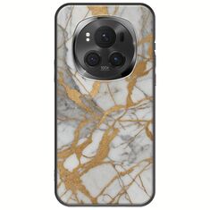 The Marble Collection - Elegance Honor Magic 6 Pro 5G Black TPU (Μαύρη Σιλικόνη)
