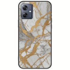 The Marble Collection - Elegance Motorola Moto G54 5G Black TPU (Μαύρη Σιλικόνη)