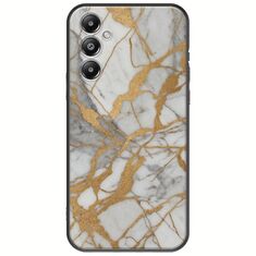 The Marble Collection - Elegance Samsung Galaxy M35 5G Black TPU (Μαύρη Σιλικόνη)