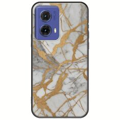 The Marble Collection - Elegance Motorola Moto G85 5G Black TPU (Μαύρη Σιλικόνη)