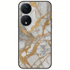 The Marble Collection - Elegance Honor X7b Black TPU (Μαύρη Σιλικόνη)