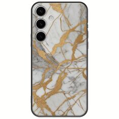 The Marble Collection - Elegance Samsung Galaxy S25 5G Black TPU (Μαύρη Σιλικόνη)