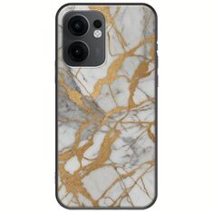 The Marble Collection - Elegance Oppo Reno 13 F 5G Black TPU (Μαύρη Σιλικόνη)