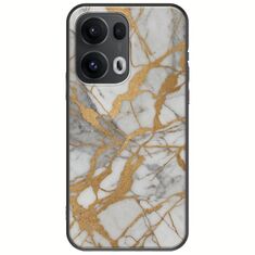 The Marble Collection - Elegance Oppo Reno 13 Pro 5G Black TPU (Μαύρη Σιλικόνη)