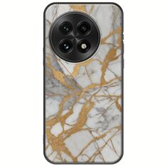 The Marble Collection - Elegance OnePlus 13 5G Black TPU (Μαύρη Σιλικόνη)
