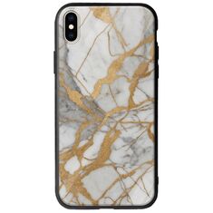 The Marble Collection - Elegance iPhone X / XS Groove TPU (Tempered Glass και TPU)