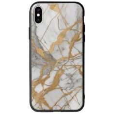 The Marble Collection - Elegance iPhone XS Max Groove TPU (Tempered Glass και TPU)