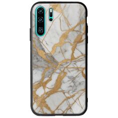 The Marble Collection - Elegance Huawei P30 Pro Groove TPU (Tempered Glass και TPU)