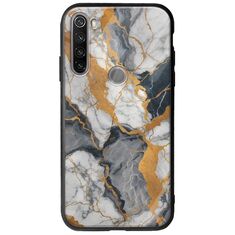 The Marble Collection - Artistic Xiaomi Redmi Note 8T Groove TPU (Tempered Glass και TPU)