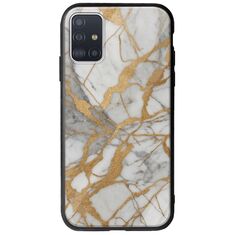 The Marble Collection - Elegance Samsung Galaxy A71 Groove TPU (Tempered Glass και TPU)
