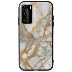 The Marble Collection - Elegance Huawei P40 Pro Groove TPU (Tempered Glass και TPU)