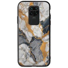 The Marble Collection - Artistic Xiaomi Redmi Note 9 Groove TPU (Tempered Glass και TPU)