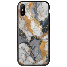 The Marble Collection - Artistic Xiaomi Redmi 9A Groove TPU (Tempered Glass και TPU)